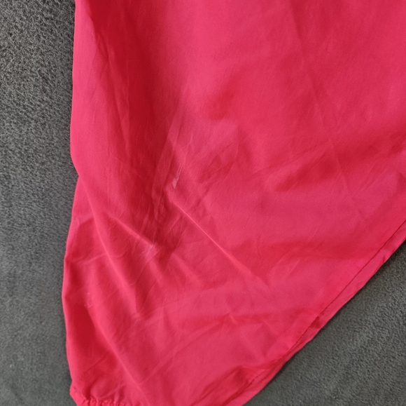 Nike Womens Y2K Track Pants Size XL Neon Pink Side Zipper Pullup 90s - Picture 9 of 9